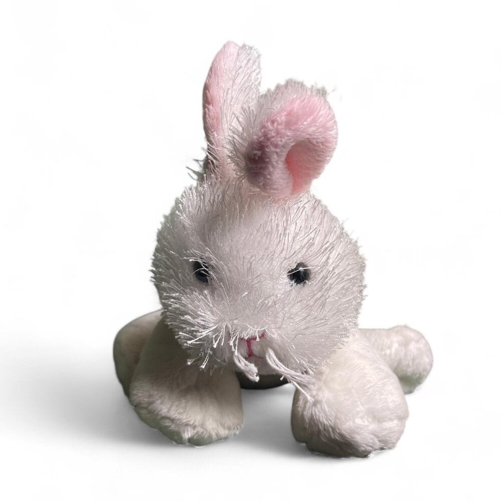 Ganz Webkinz White Rabbit Plush Stuffed Animal Toy 9'' Plushie Easter, No code